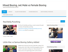 Tablet Screenshot of mixedboxing.net